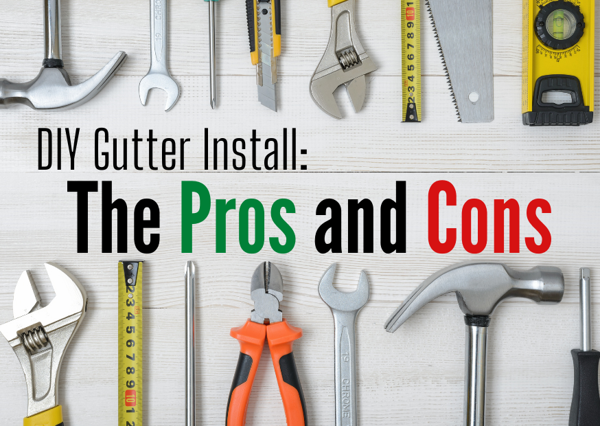 Gutter DIY - Pros and Cons -featured